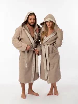 Халат вафельный Woodson, creamy (46)