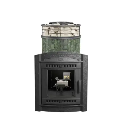 Фото Печь банная "Атмосфера L" Змеевик ламель+сетка с газовой горелкой в магазине Woodson