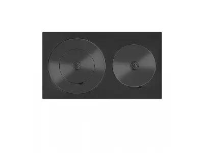 Плита Усиленная двухконфорочная 3В (584х344) Плита Усиленная двухконфорочная 3В (584х344)