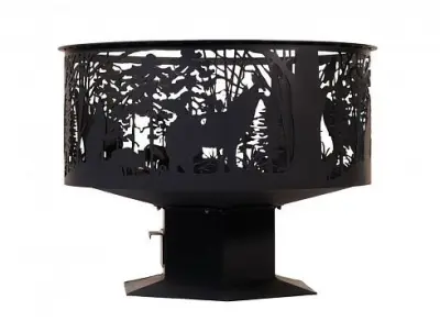 Очаг "Природа" на подставке Очаг "Природа" на подставке