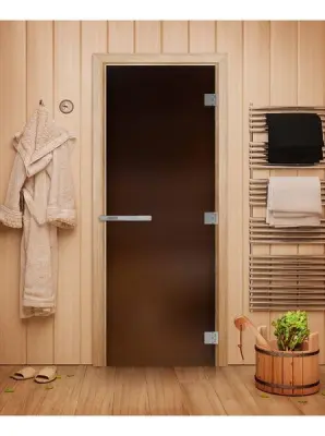 Дверь DoorWood Эталон Бронза матовая 1900*700 (3п,10мм)