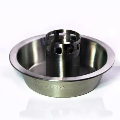 Курница 21 см из нержавеющей стали для запекания курицы