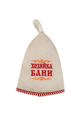 Шапка "Хозяйка бани" в упаковке Ш-2