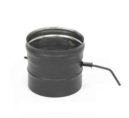 Фото Дымоход ТиС выход через КРЫШУ (термоэмаль-чёрная) 