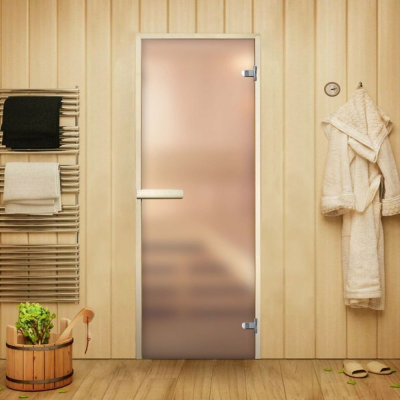 Дверь Элит Белая Матовая 1900*700 (3п,8мм) L, без порога