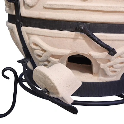 Тандыр Поручик с поворотной крышкой (в комплекте с подставкой)