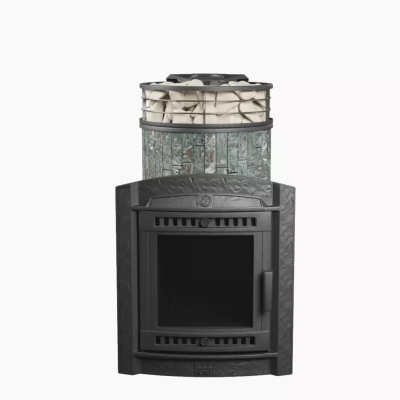 Фото Печь банная "Атмосфера L" Жадеит ламель+сетка в магазине Woodson