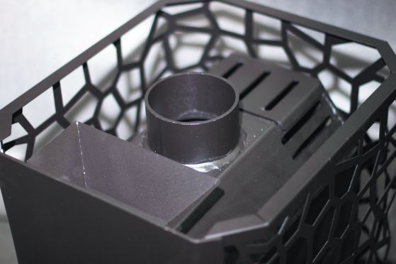 Фото Печь для бани РАДА 4, закрытая каменка, 14 M(СЕТКА), без дверцы в магазине Woodson