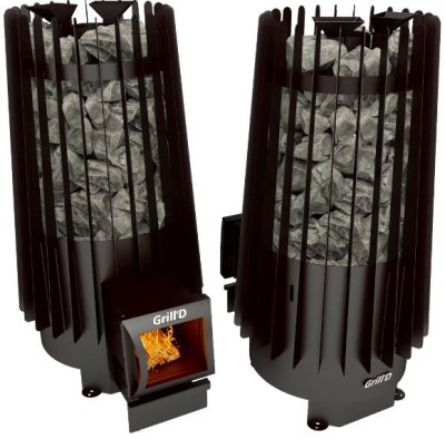 Фото Дровяная банная печь Grill'D Cometa Vega 180 Long Pro в магазине Woodson