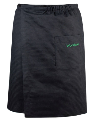 Килт Woodson, чёрный вафельный М Килт Woodson, чёрный вафельный М