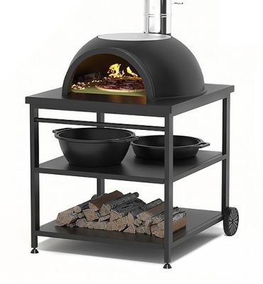 Садовая чугунная печь Legenda Garden (с снованием из немецкого шамота) на подставке Садовая чугунная печь Legenda Garden (с снованием из немецкого шамота) на подставке