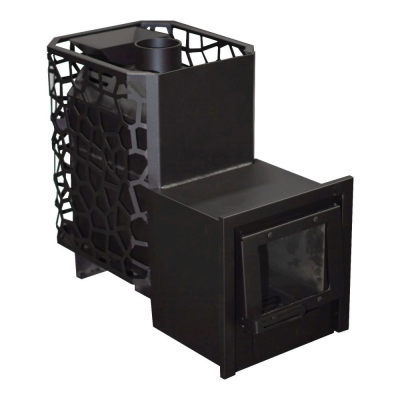 Фото Печь для бани РАДА 4, закрытая каменка, 14 L (СЕТКА), без дверцы в магазине Woodson