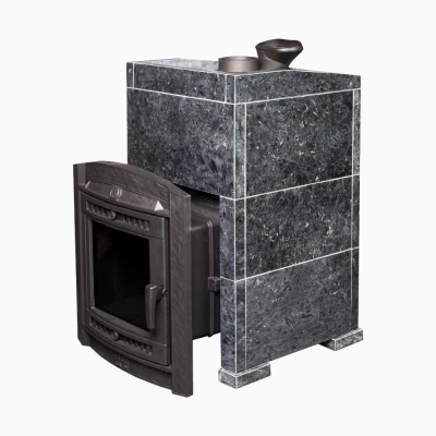 Фото Печь банная "Атмосфера XL" в облицовке "Пироксенит" (КОМПЛЕКТ) в магазине Woodson
