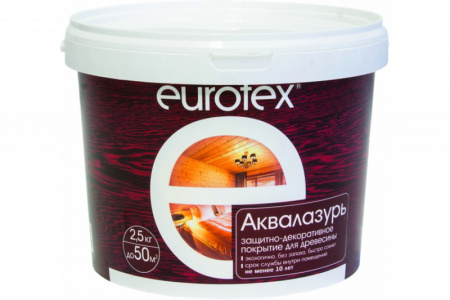 Евротекс Аквалазурь 2.5 кг