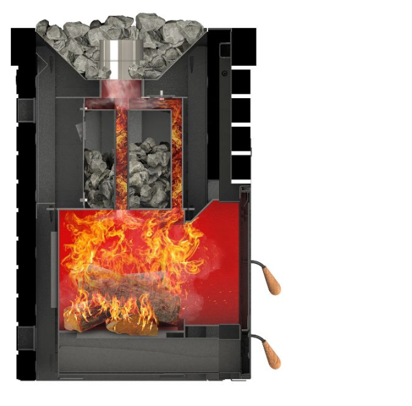 Фото Дровяная банная печь Grill'D Retro 240 Short Max в магазине Woodson