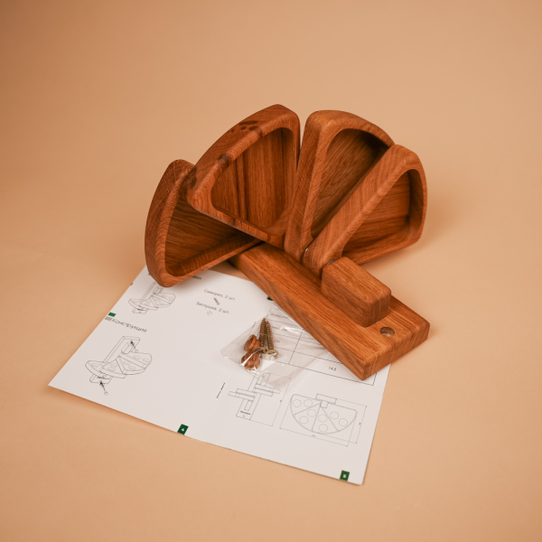 Полка для масел Woodson Эдельвейс, дуб