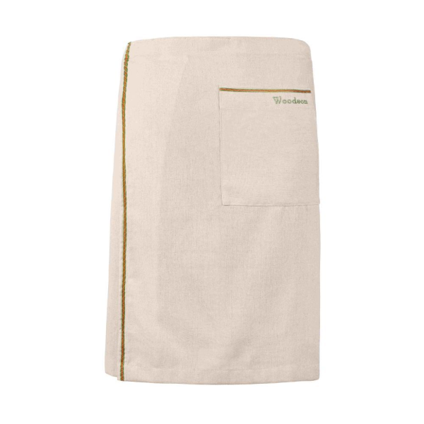 Килт мужской Woodson, натуральный лён с цветной полосой (54-58)