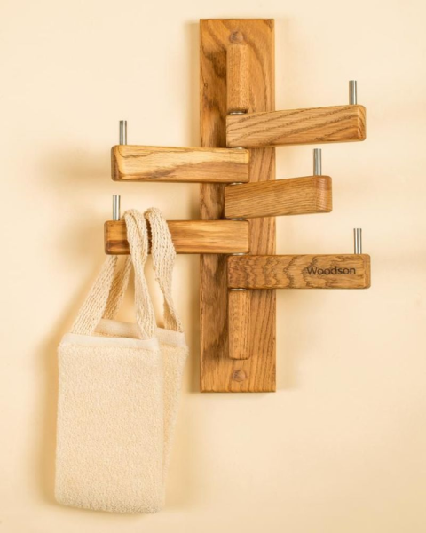 Вешалка Woodson Эдельвейс, дуб