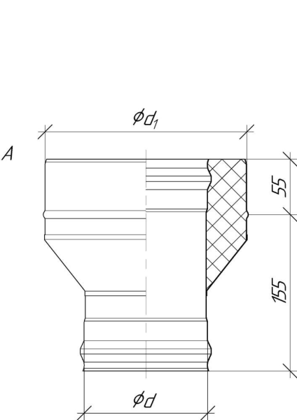 Фото Старт на сэндвич Grill'D AISI 430 0,8мм/ЖС 0,5мм (D115/250) черный  Фото Старт на сэндвич Grill'D AISI 430 0,8мм/ЖС 0,5мм (D115/250) черный