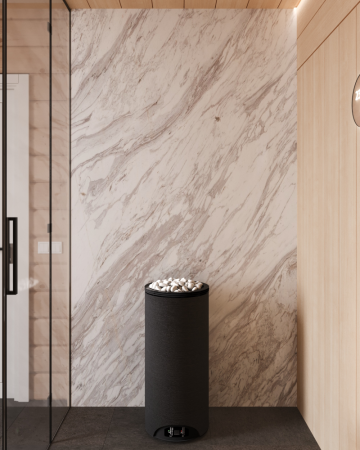 Фото Электрическая банная печь Sangens Л12КЕ Керамика в магазине Woodson