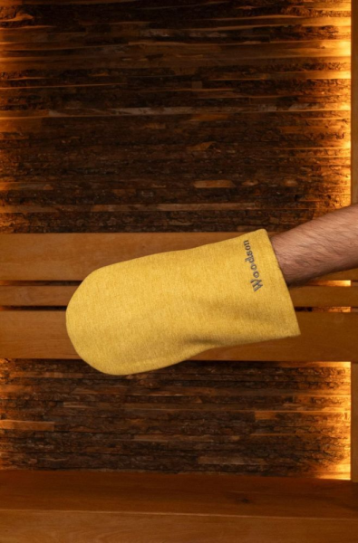 Рукавицы для парения Woodson, цвет горчичный