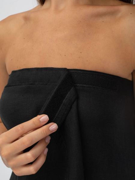 Килт женский Woodson, чёрный лён (48)