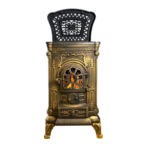 Фото Печь-камин Везувий А-07 "Золото" в магазине Woodson