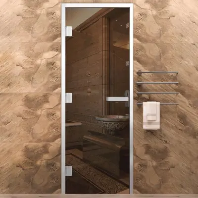 Дверь Хамам Элит бронза 1900*700, R