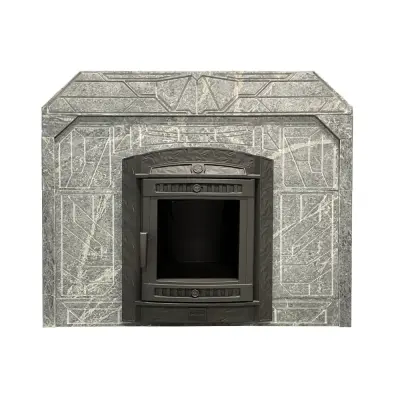 Фото Портал для печей "Атмосфера " (Талькохлорит) УЗОР №7 в магазине Woodson